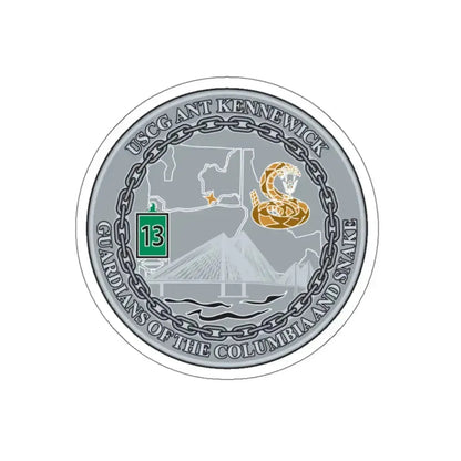 USCG ANT Kennewick (U.S. Coast Guard) STICKER Vinyl Kiss-Cut Decal 6 Inch White - The Sticker Space