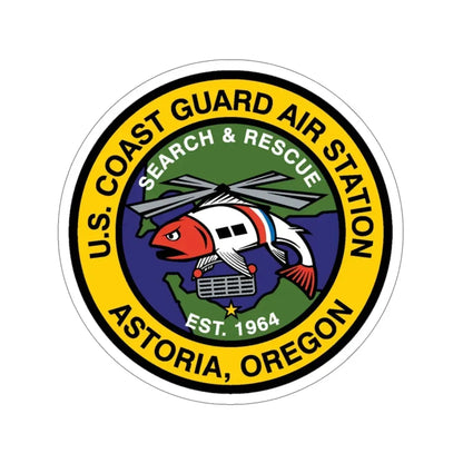 USCG AS Astoria Oregon (U.S. Coast Guard) STICKER Vinyl Die-Cut Decal 6 Inch - The Sticker Space