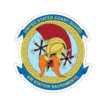 USCG AS Sacramento CA (U.S. Coast Guard) STICKER Vinyl Die-Cut Decal 3 Inch - The Sticker Space