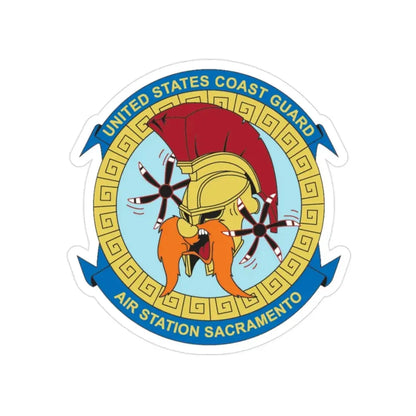 USCG AS Sacramento CA (U.S. Coast Guard) Transparent STICKER Die-Cut Vinyl Decal 2 Inch - The Sticker Space