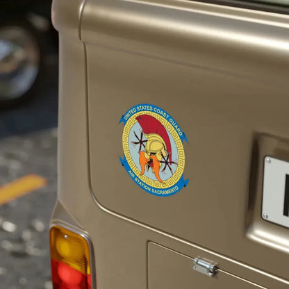 USCG AS Sacramento CA (U.S. Coast Guard) Transparent STICKER Die-Cut Vinyl Decal - The Sticker Space