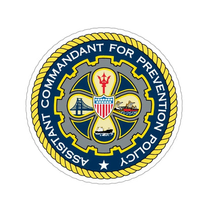 USCG Assistant Commandant for Prevention Policy (U.S. Coast Guard) STICKER Vinyl Die-Cut Decal 6 Inch - The Sticker Space