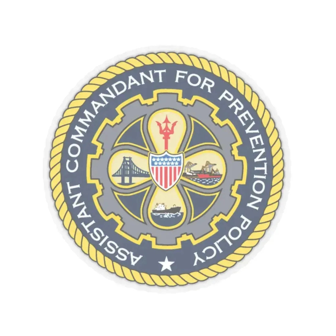 USCG Assistant Commandant for Prevention Policy (U.S. Coast Guard) STICKER Vinyl Kiss-Cut Decal - The Sticker Space
