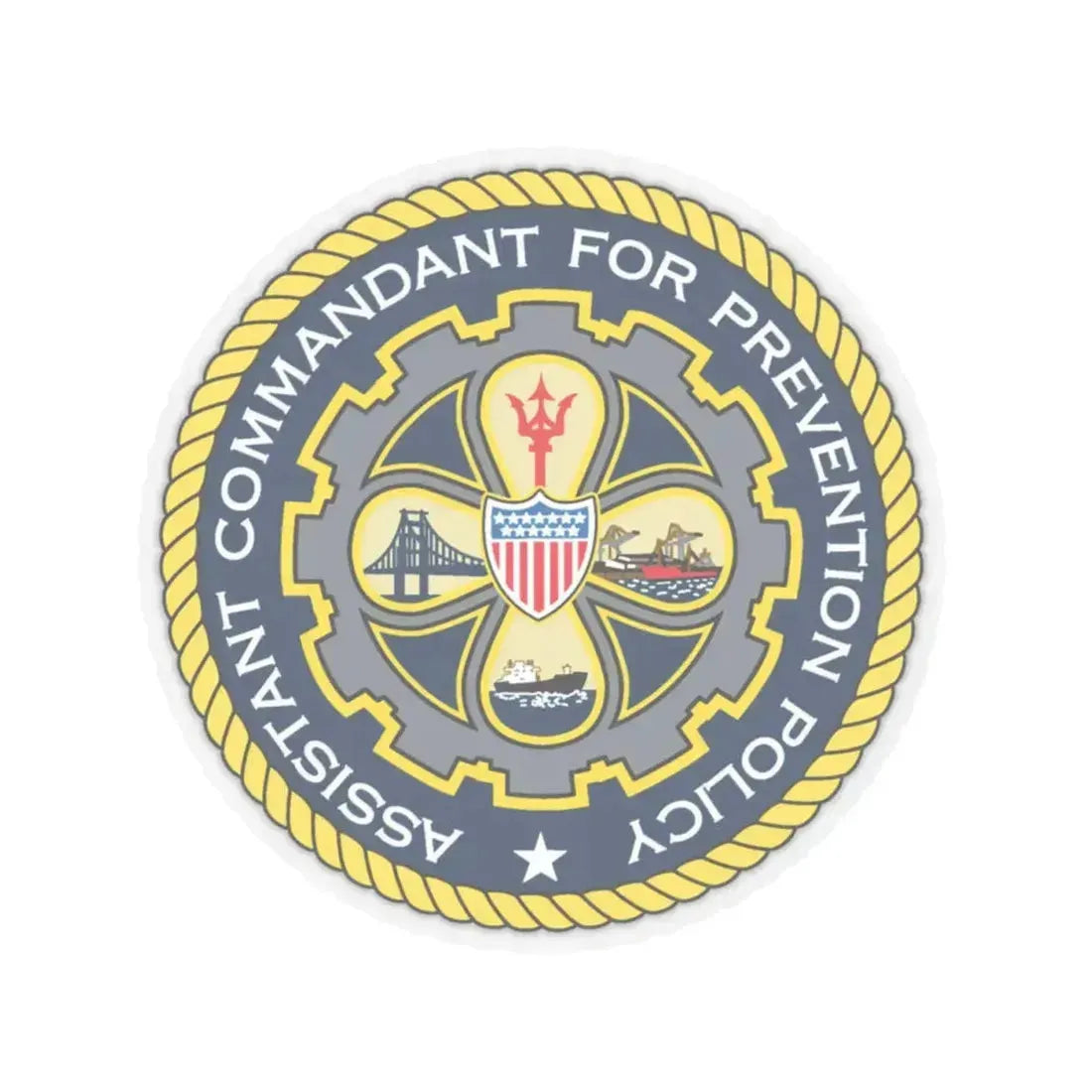 USCG Assistant Commandant for Prevention Policy (U.S. Coast Guard) STICKER Vinyl Kiss-Cut Decal - The Sticker Space