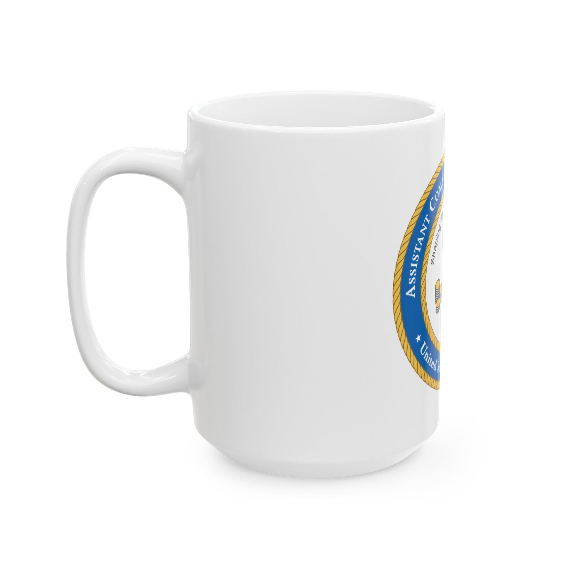 USCG Asst Commandant for Resources (U.S. Coast Guard) White Coffee Mug-The Sticker Space