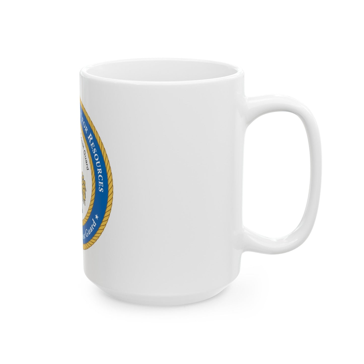 USCG Asst Commandant for Resources (U.S. Coast Guard) White Coffee Mug-The Sticker Space