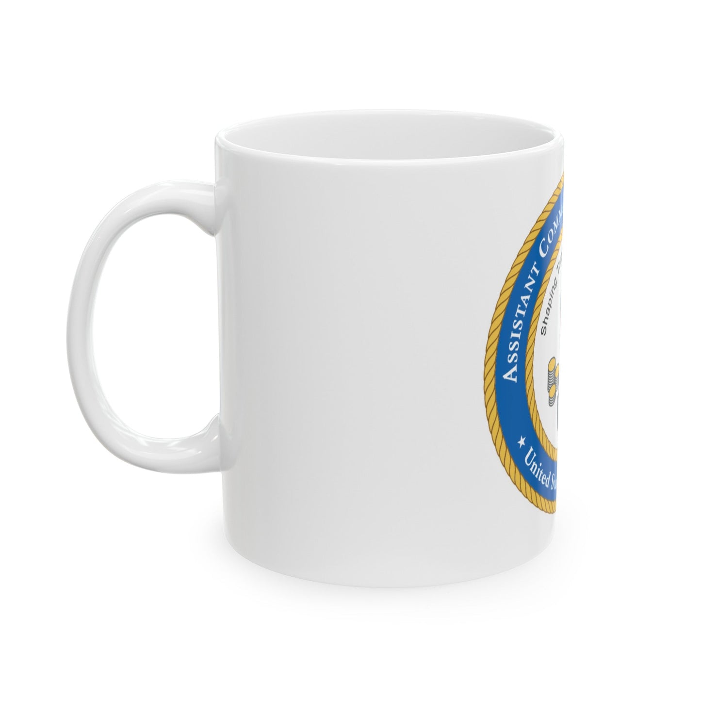 USCG Asst Commandant for Resources (U.S. Coast Guard) White Coffee Mug-The Sticker Space