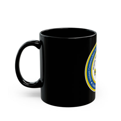 USCG Ast Comdt Plan Res & Proc (U.S. Coast Guard) Black Coffee Mug-The Sticker Space