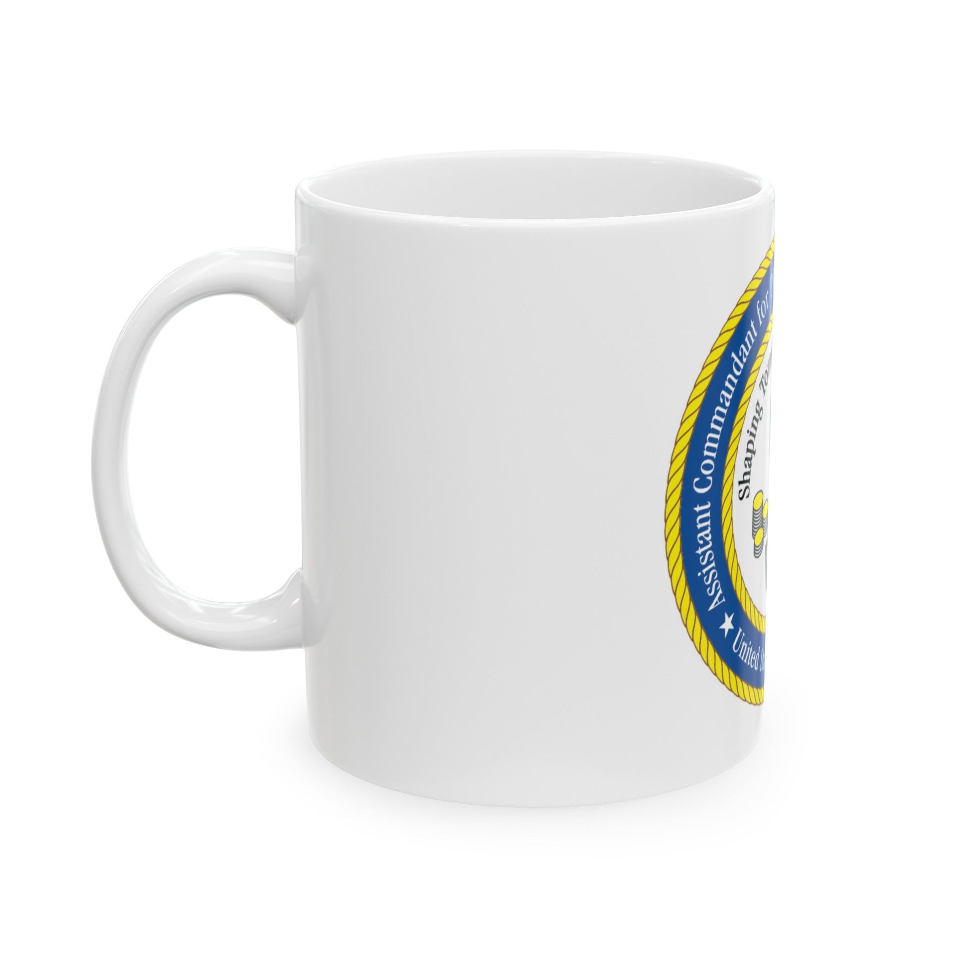 USCG Ast Comdt Plan Res & Proc (U.S. Coast Guard) White Coffee Mug-The Sticker Space