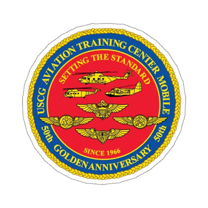 USCG Aviation Training Center Mobile (U.S. Coast Guard) STICKER Vinyl Kiss-Cut Decal - The Sticker Space