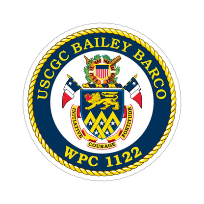 USCG Bailey Barco WPC 1122 (U.S. Coast Guard) STICKER Vinyl Die-Cut Decal-3 Inch-The Sticker Space