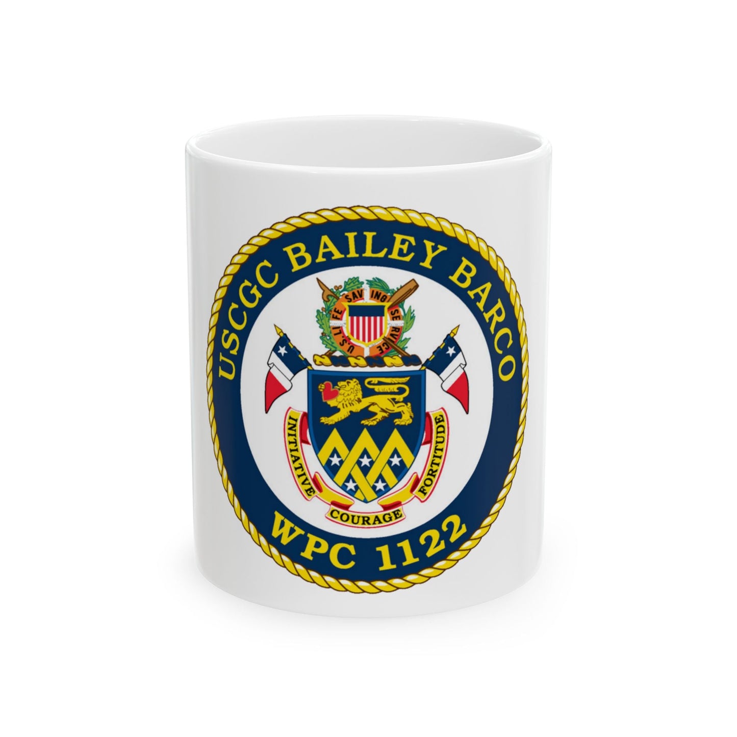 USCG Bailey Barco WPC 1122 (U.S. Coast Guard) White Coffee Mug