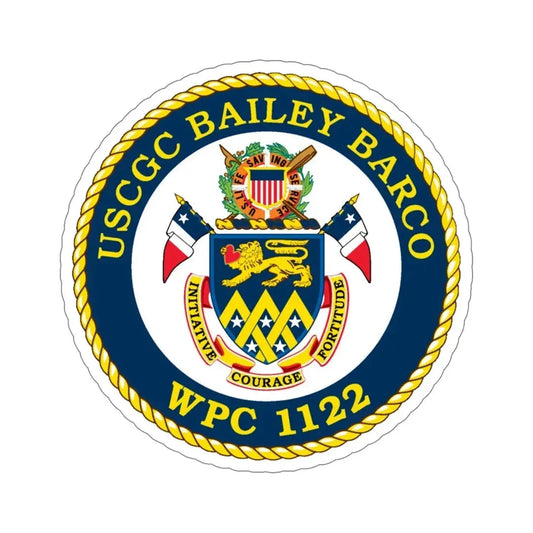 USCG Bailey Barco WPC 1122 (U.S. Coast Guard) STICKER Vinyl Die-Cut Decal 6 Inch - The Sticker Space
