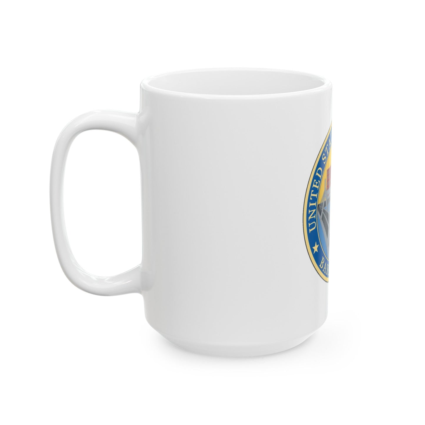 USCG Base Boston (U.S. Coast Guard) White Coffee Mug-The Sticker Space