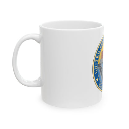 USCG Base Boston (U.S. Coast Guard) White Coffee Mug-The Sticker Space