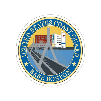 USCG Base Boston (U.S. Coast Guard) STICKER Vinyl Die-Cut Decal 3 Inch - The Sticker Space