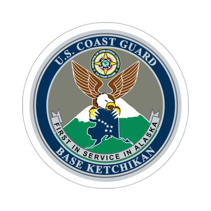 USCG Base Ketchikan (U.S. Coast Guard) STICKER Vinyl Die-Cut Decal-4 Inch-The Sticker Space