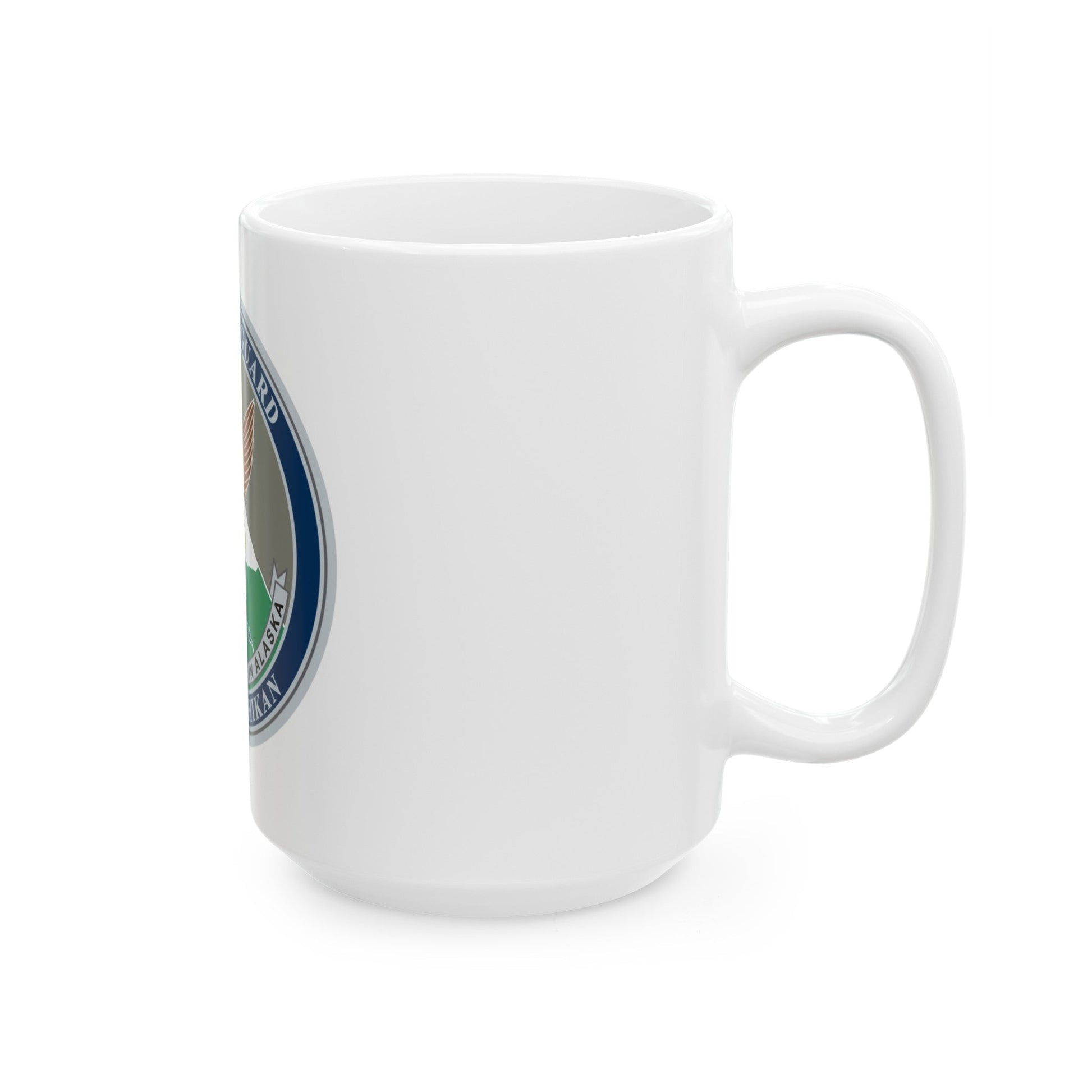 USCG Base Ketchikan (U.S. Coast Guard) White Coffee Mug-The Sticker Space