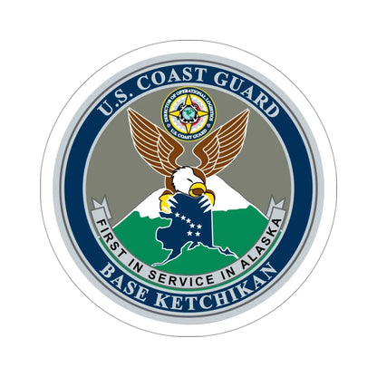 USCG Base Ketchikan (U.S. Coast Guard) STICKER Vinyl Die-Cut Decal 4 Inch - The Sticker Space