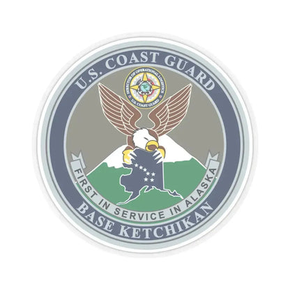 USCG Base Ketchikan (U.S. Coast Guard) STICKER Vinyl Kiss-Cut Decal - The Sticker Space