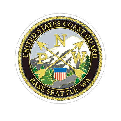 USCG Base Seattle (U.S. Coast Guard) STICKER Vinyl Die-Cut Decal 2 Inch - The Sticker Space