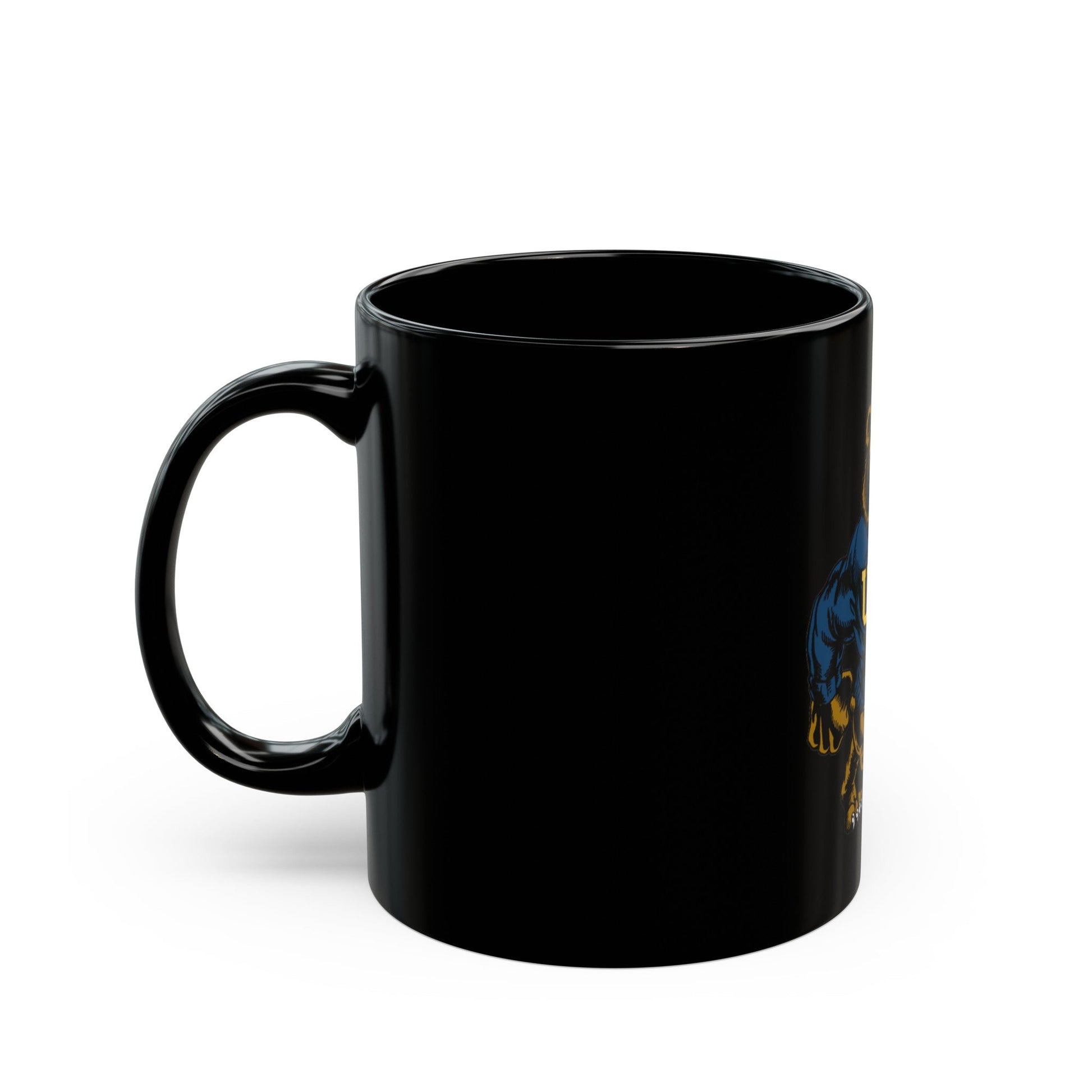 USCG Bear (U.S. Coast Guard) Black Coffee Mug-The Sticker Space