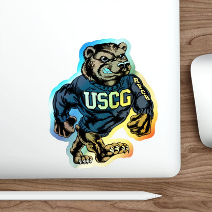 USCG Bear (U.S. Coast Guard) Holographic STICKER Die-Cut Vinyl Decal-The Sticker Space