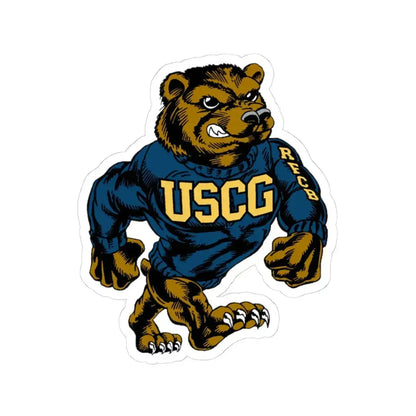 USCG Bear (U.S. Coast Guard) STICKER Vinyl Kiss-Cut Decal - The Sticker Space