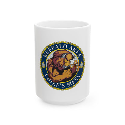 USCG Buffalo Area Cheifs Mess (U.S. Coast Guard) White Coffee Mug