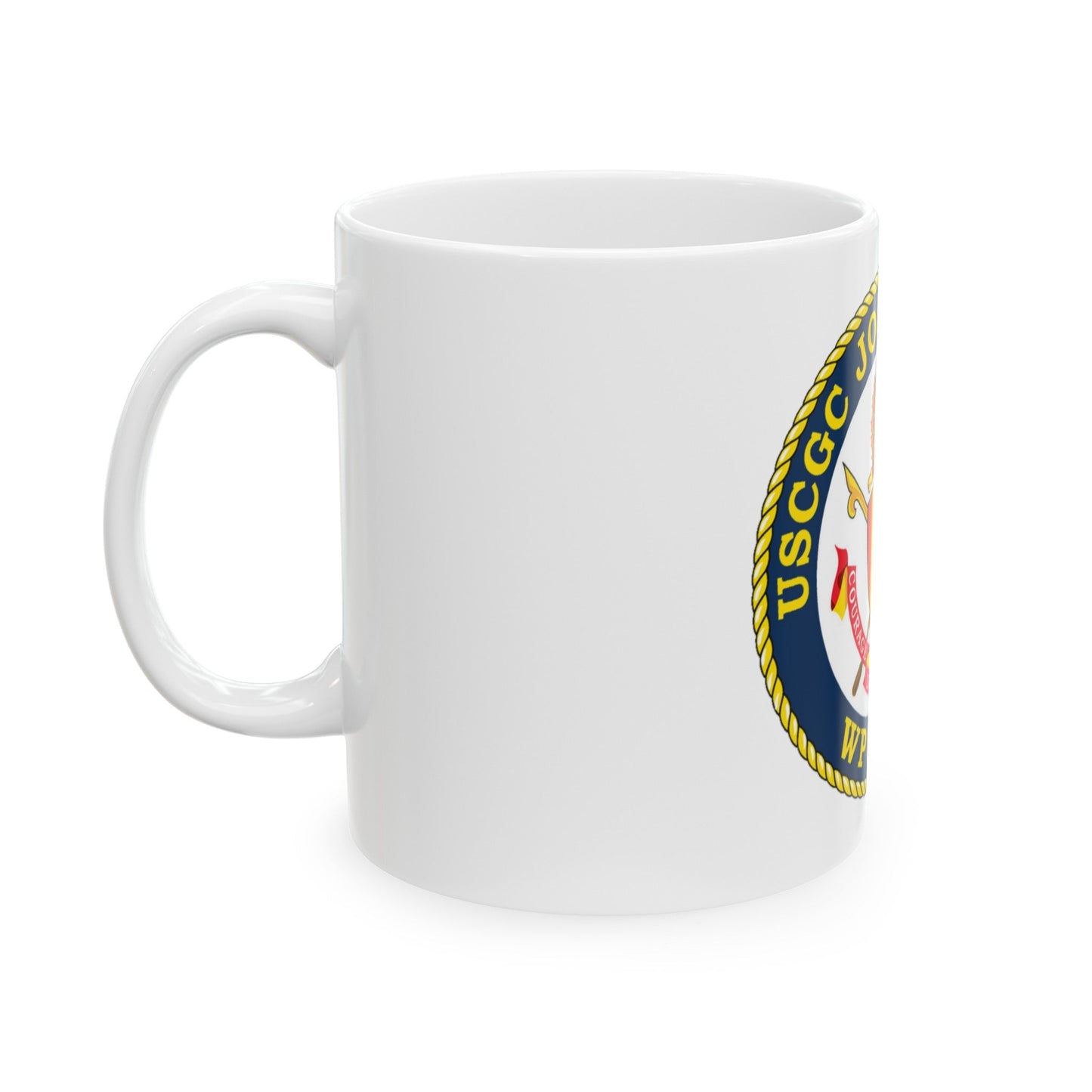 USCG C JOSEPH DOYLE W PC 1133 (U.S. Coast Guard) White Coffee Mug-The Sticker Space