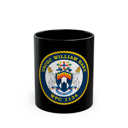 USCG C William Hart WPC 1134 (U.S. Coast Guard) Black Coffee Mug-11oz-The Sticker Space