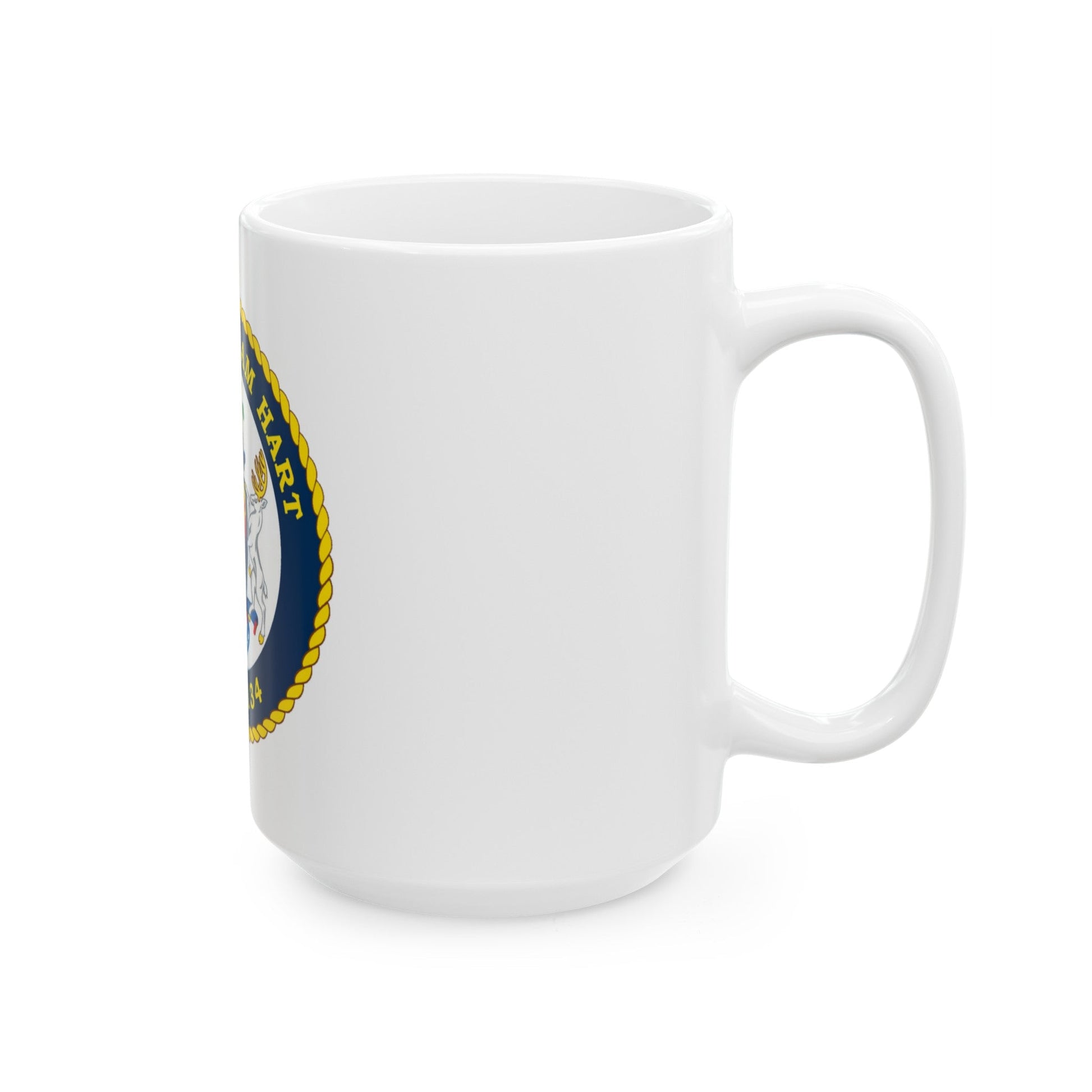 USCG C William Hart WPC 1134 (U.S. Coast Guard) White Coffee Mug-The Sticker Space