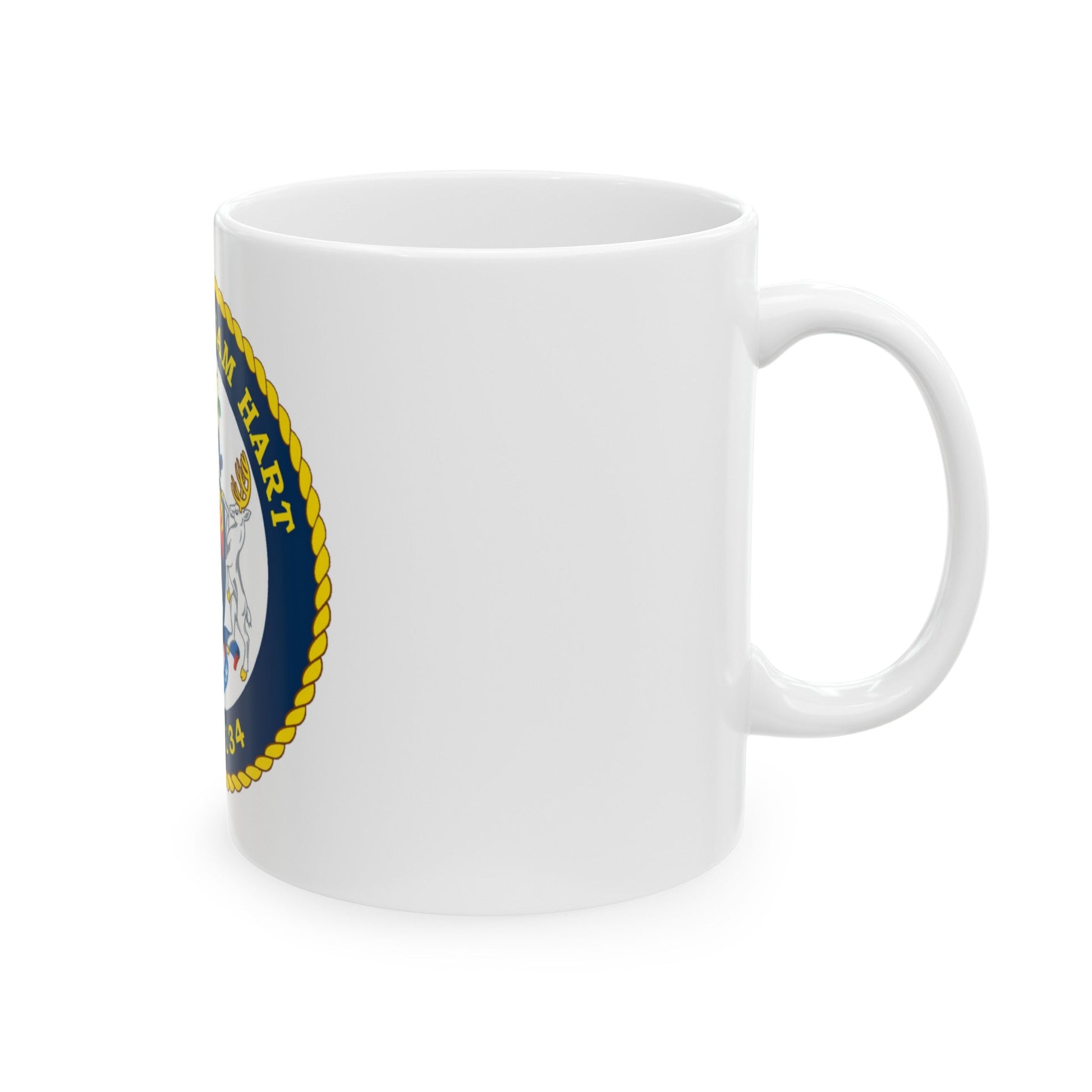 USCG C William Hart WPC 1134 (U.S. Coast Guard) White Coffee Mug-The Sticker Space