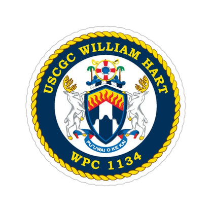 USCG C William Hart WPC 1134 (U.S. Coast Guard) STICKER Vinyl Die-Cut Decal 2 Inch - The Sticker Space