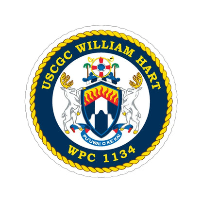 USCG C William Hart WPC 1134 (U.S. Coast Guard) STICKER Vinyl Die-Cut Decal 3 Inch - The Sticker Space