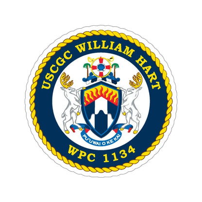 USCG C William Hart WPC 1134 (U.S. Coast Guard) STICKER Vinyl Die-Cut Decal 5 Inch - The Sticker Space