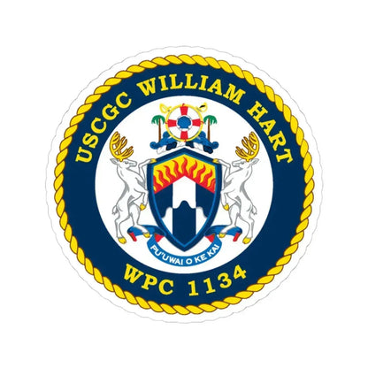 USCG C William Hart WPC 1134 (U.S. Coast Guard) STICKER Vinyl Kiss-Cut Decal - The Sticker Space