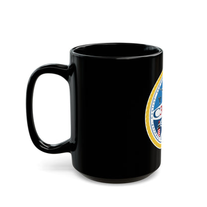 USCG C3 Cen Command Control Comm Engineering (U.S. Coast Guard) Black Coffee Mug-The Sticker Space
