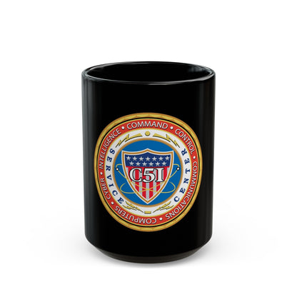 USCG C51SC (U.S. Coast Guard) Black Coffee Mug-15oz-The Sticker Space