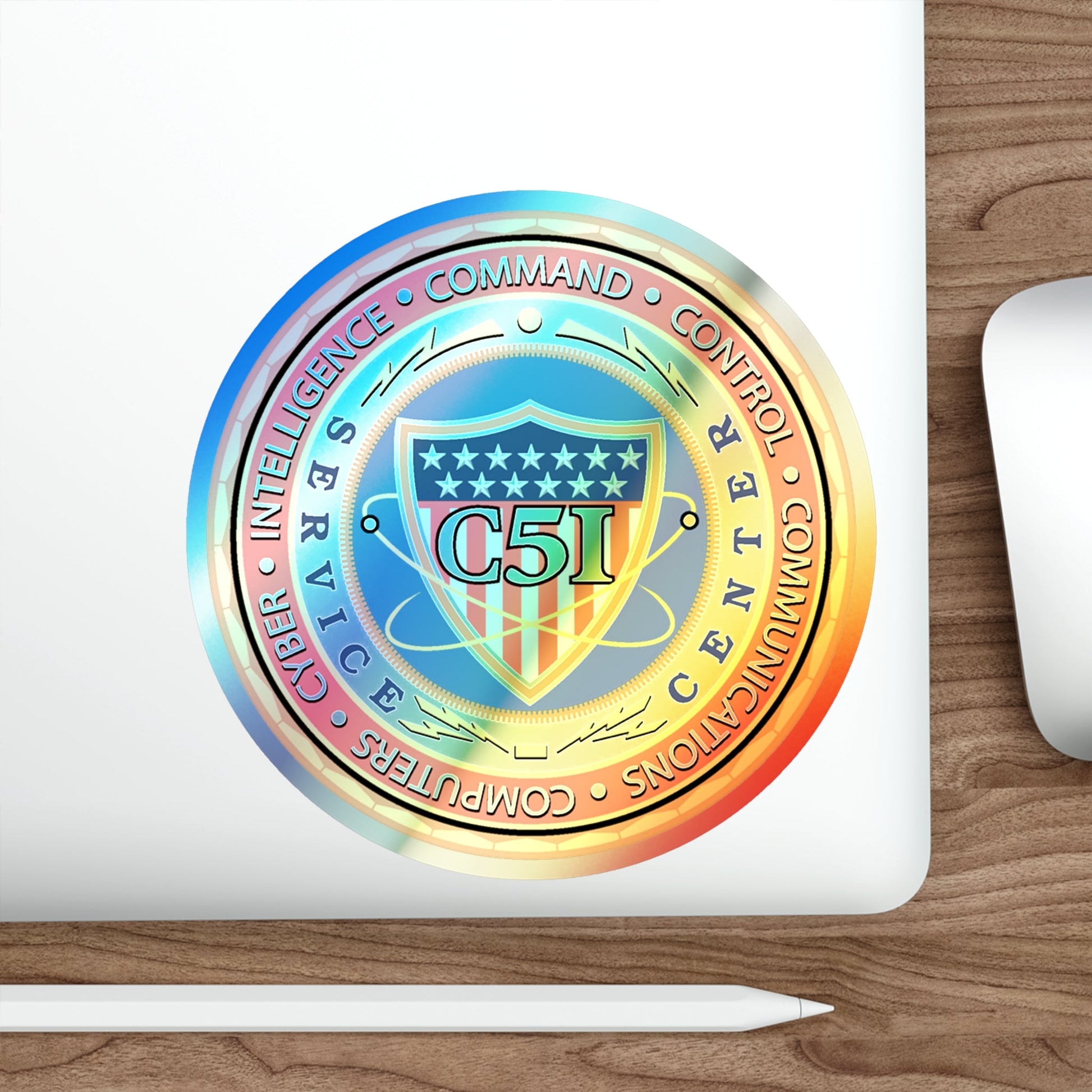 USCG C51SC (U.S. Coast Guard) Holographic STICKER Die-Cut Vinyl Decal-The Sticker Space