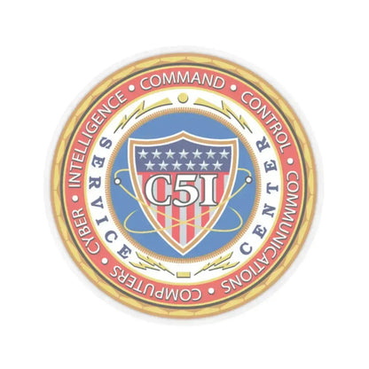 USCG C51SC (U.S. Coast Guard) STICKER Vinyl Kiss-Cut Decal 2 Inch Transparent - The Sticker Space