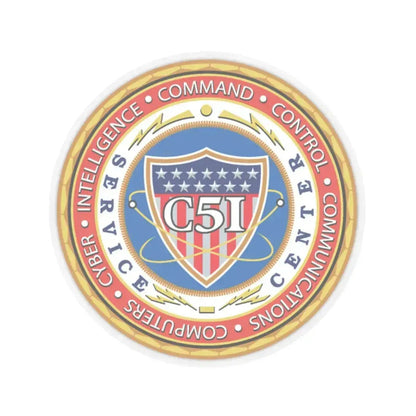 USCG C51SC (U.S. Coast Guard) STICKER Vinyl Kiss-Cut Decal 2 Inch Transparent - The Sticker Space