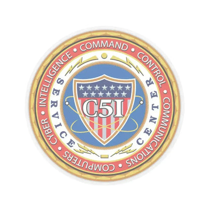 USCG C51SC (U.S. Coast Guard) STICKER Vinyl Kiss-Cut Decal 3 Inch Transparent - The Sticker Space