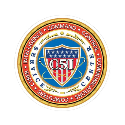 USCG C51SC (U.S. Coast Guard) STICKER Vinyl Kiss-Cut Decal 3 Inch White - The Sticker Space