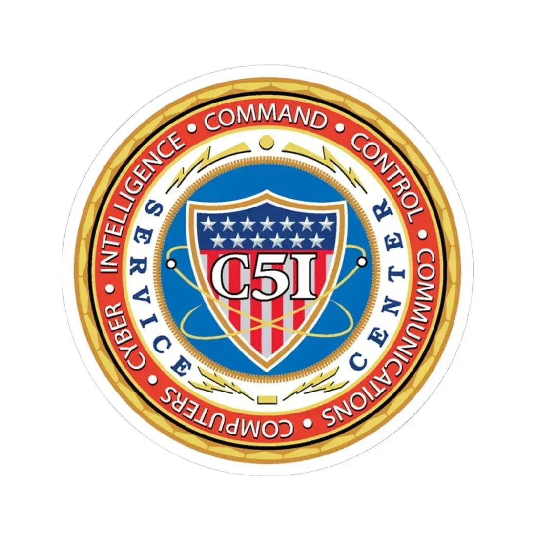 USCG C51SC (U.S. Coast Guard) STICKER Vinyl Kiss-Cut Decal 4 Inch White - The Sticker Space