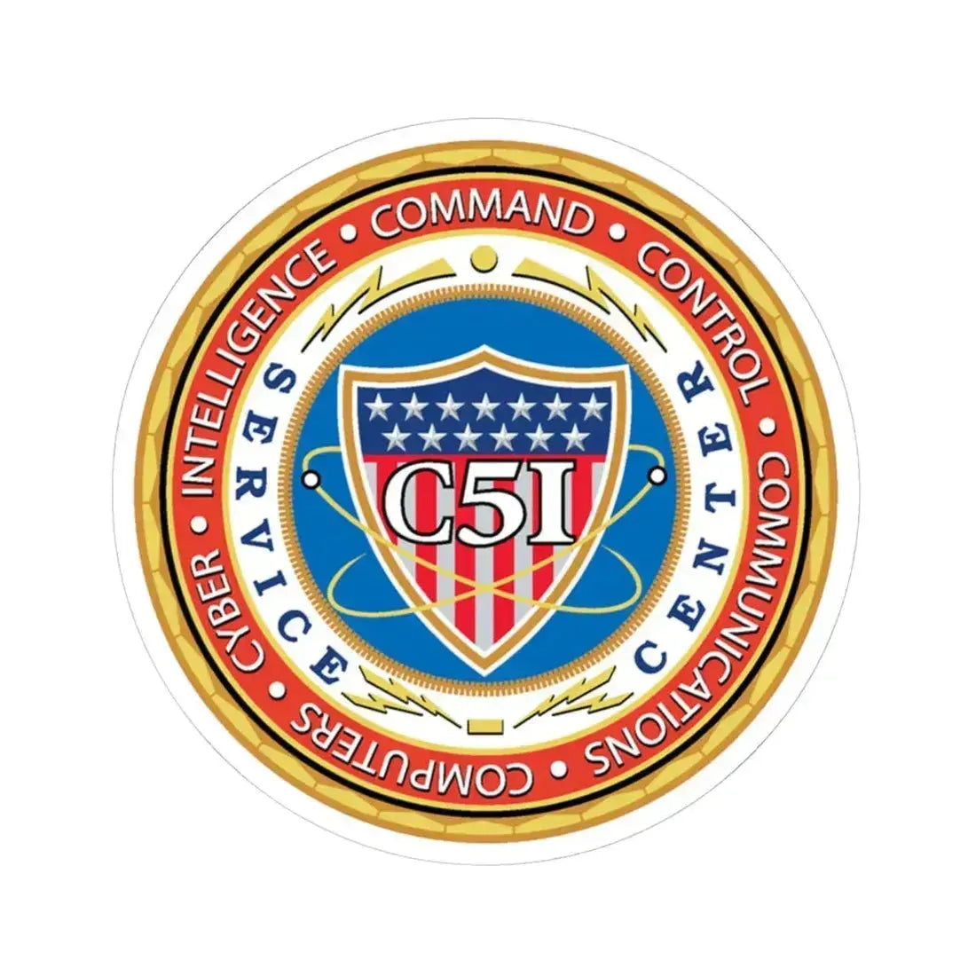 USCG C51SC (U.S. Coast Guard) STICKER Vinyl Kiss-Cut Decal 6 Inch White - The Sticker Space