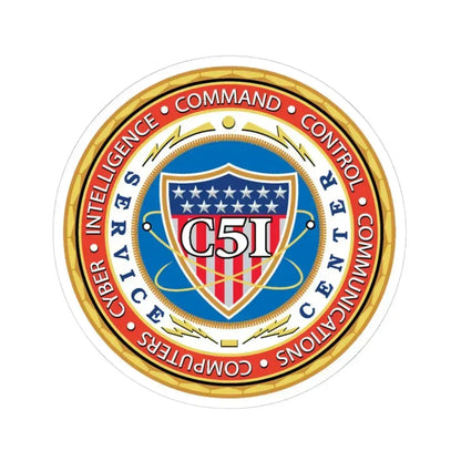 USCG C51SC (U.S. Coast Guard) STICKER Vinyl Kiss-Cut Decal 6 Inch White - The Sticker Space