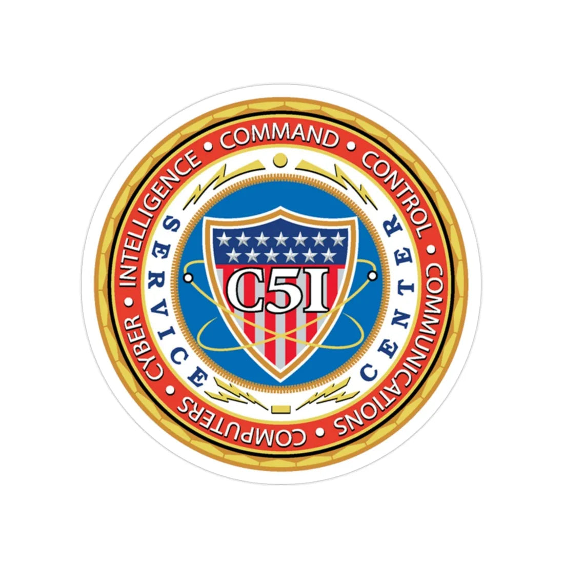 USCG C51SC (U.S. Coast Guard) Transparent STICKER Die-Cut Vinyl Decal 2 Inch - The Sticker Space