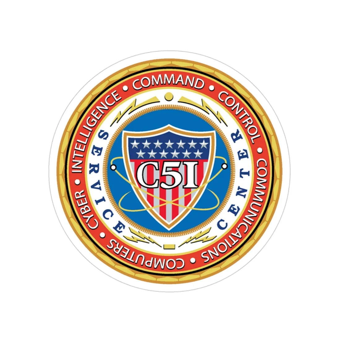 USCG C51SC (U.S. Coast Guard) Transparent STICKER Die-Cut Vinyl Decal 3 Inch - The Sticker Space