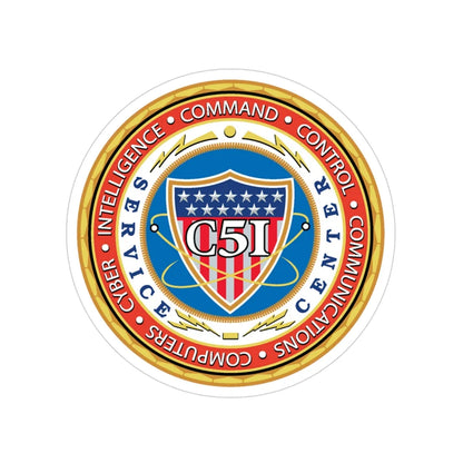 USCG C51SC (U.S. Coast Guard) Transparent STICKER Die-Cut Vinyl Decal 3 Inch - The Sticker Space